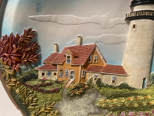Working Lighthouse Lamp, The Collectors Donna Elias Series Cape Cod, MA. New/Tag - Picture 5 of 14