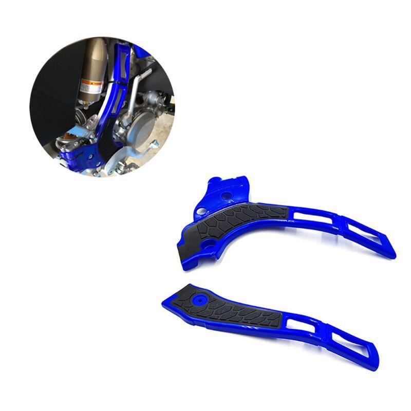 Pair Frame Guards Protector Cover Blue + Black For Yamaha YZ125 YZ250 20062022 eBay
