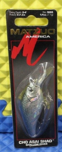 Matzuo Cho Asai Shad Shallow Diver Crankbait Lure 1/4 oz.No. MAS CHOOSE COLOR! - Picture 12 of 12