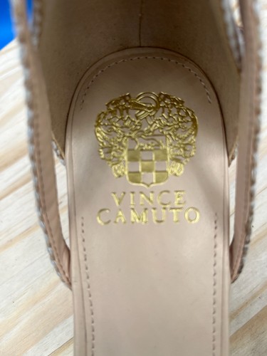 Vince Camuto Platform Sandal VP Raila Women's Sz 9.5M/EU41 Beige Woven Jute - Picture 9 of 10