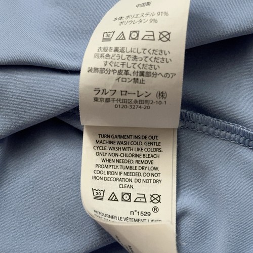 RLX Ralph Lauren Polo Shirt Mens Size 2XL Short Sleeve Golf Stretch Light Blue - Picture 6 of 6