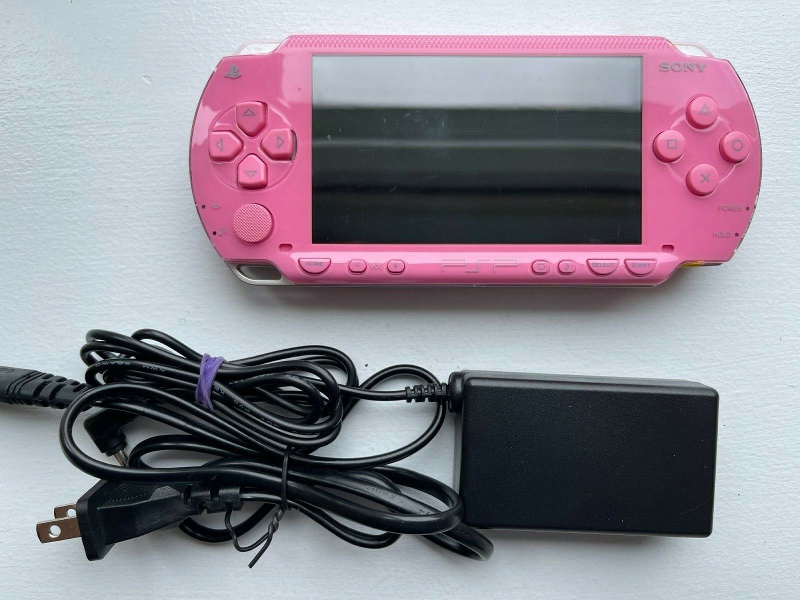 Sony PSP 1000 Pink PlayStation + Charger Good Condition OEM Japan