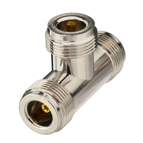 Tee Type N Female to Female to Female Connector Adapter for Cell Phone  - 第 1/3 張圖片