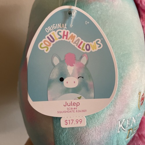 Squishmallow 2022 Churchill Downs Kentucky Derby Horse JULEP 8" NEU mit Etikett - Bild 2 von 3