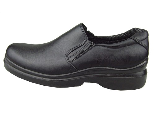 Mens Restaurant Kitchen Non-slip Skid Resistance Oil Resistant Work Shoes - Picture 7 of 17