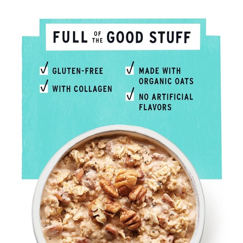 Purely Elizabeth Kollagen Protein Hafer Tasse Vanille Pekannuss Tasse 2 Oz - Bild 4 von 5