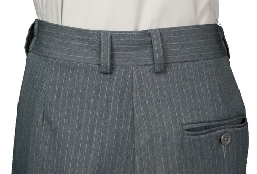 Formal Boys Pinstripe Gray Suit Holiday Toddler Big Boys - Picture 6 of 6