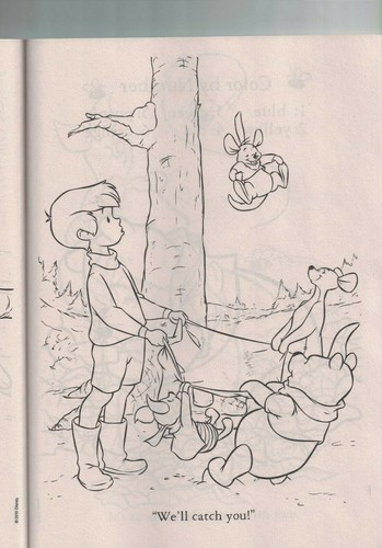 Winnie the Pooth Hide and Seek Coloring Book, ~96 pages, Simple Coloring - Bild 8 von 8