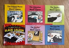 Black Lagoon Picture Book Lot of 6 Mike Thaler Jared Lee Teacher