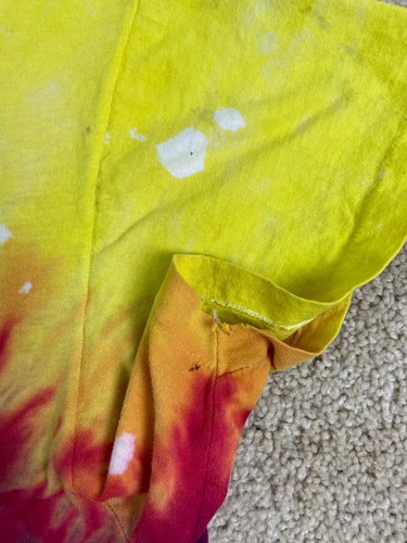 Vintage Hanes T-Shirt Mens XL Single Stitch Crewneck USA Tie Dye Multicolor - Picture 8 of 14