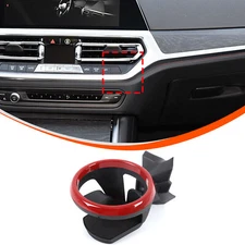 Red Dashboard Cup Holder Bottle Bracket Fits BMW 3 Series 2020-2022