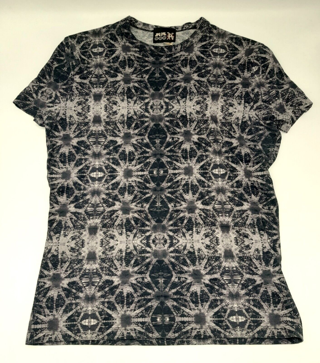 Jean Paul GAULTIER jeans Ethnic pattern dyed short sleeve T