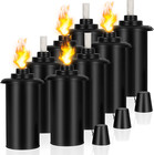 8 Pack Torch Canisters, 16 Oz. Outdoor Torch Canister Bamboo Torch Refill Canist