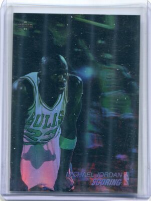 ＠UPPER DECK MICHAEL JORDAN (S1) ポスター NBA 1991 Upper Deck Michael Jordan Scoring #AW1 3D Basketball