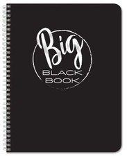 Big Black Book/Address Book - 100 Pages, 8.5" x 11", Wire-O (LOG-100-7CW-PP-(...