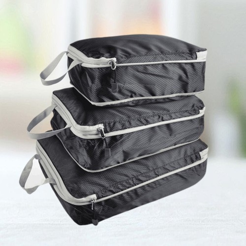 3 Pcs Voyage Pochette Organisateur offres De Bagages Rangement Pour Vêtements