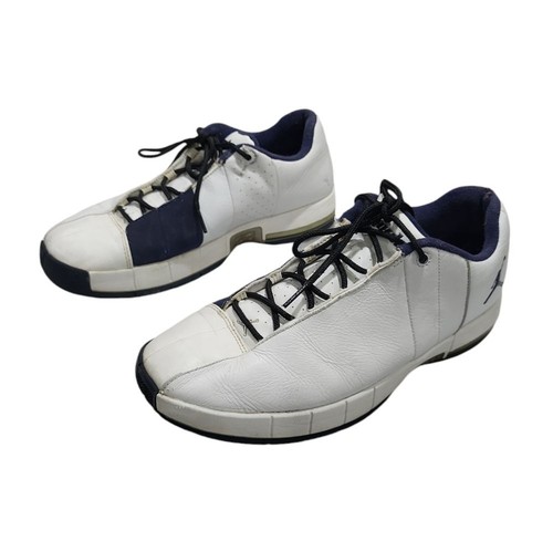 Vintage Nike Air Jordan Team TE2 Low Top Blue And White Men's Size 10 - Picture 5 of 16