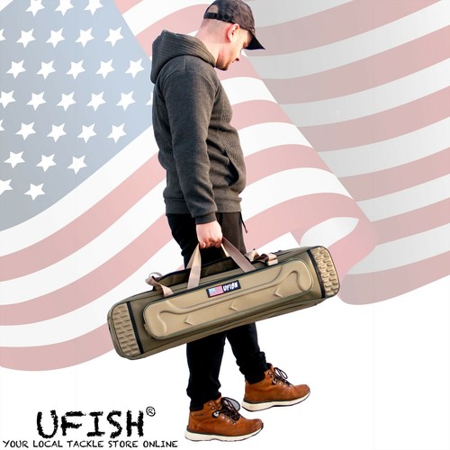 UFISH Fishing Rod Bag Pole Travel Case with Tackle Storage Comfortable Fishing - Picture 41 of 48