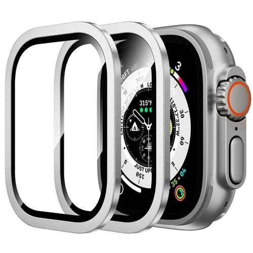 Titanium Alloy HD Glass For Apple Watch Ultra 2/Ultra 49mm Screen Protector Film - Picture 10 of 24