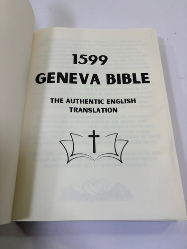 1599 GENEVA BIBLE The Authentic English Translation Hardcover Printed USA 2024 - Imagen 7 de 11