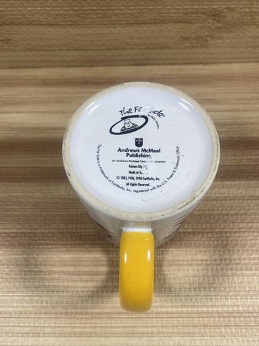 Taza de café The Far Side Gary Larson 1998 arte y ocio interior amarillo - Imagen 5 de 5