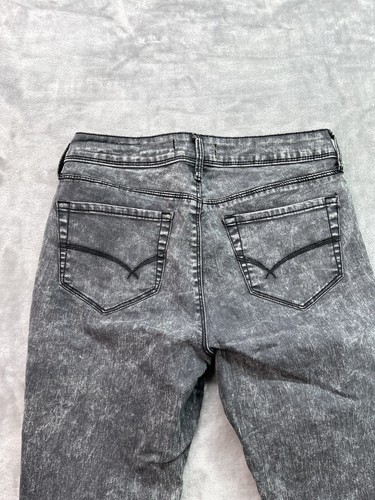 Bullhead Womens Sz 9 Designer Jeans Grey Jeggings Stretch Mid Rise Ladies Pants - Picture 10 of 11