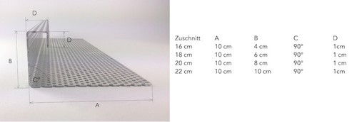 Rasenkanten Kiesfangleiste Rankgitter Schneckenbleche Winkel Schachtabdeckungen - Bild 9 von 11