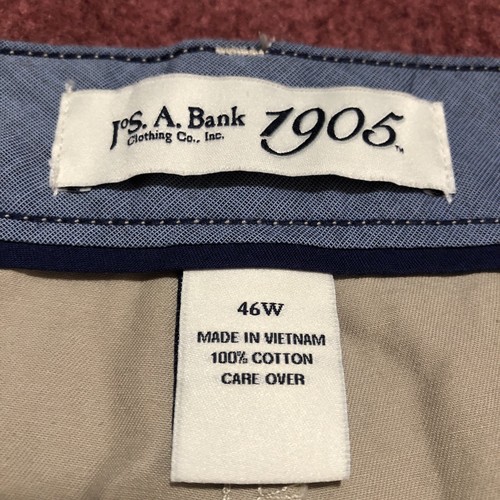 jos a bank 1905 khaki shorts 46W chino NWT - Picture 2 of 9
