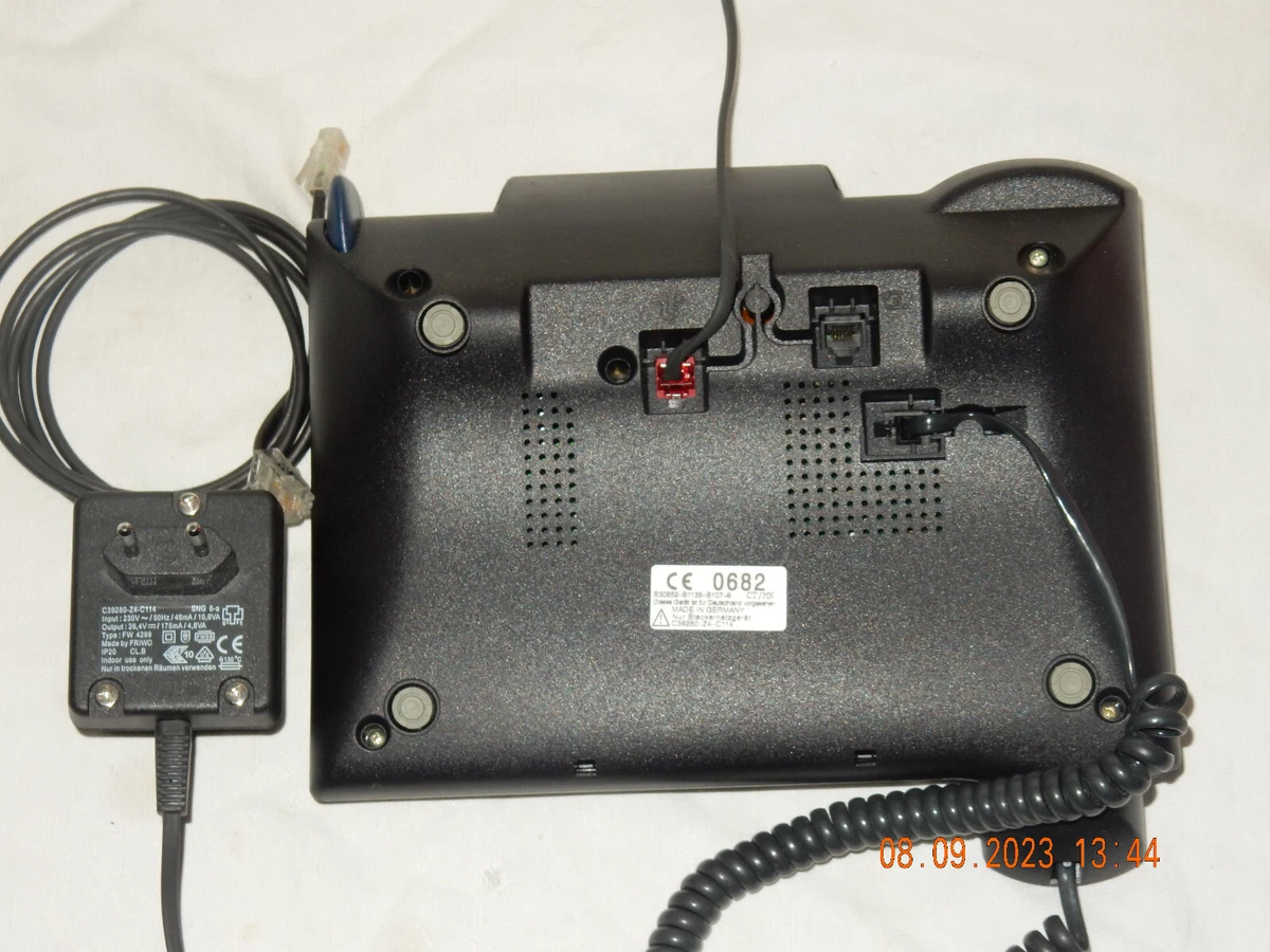 SIEMENS Gigaset 3035 Schnur-Tischtelefon, ISDN tauglich, geprüft 