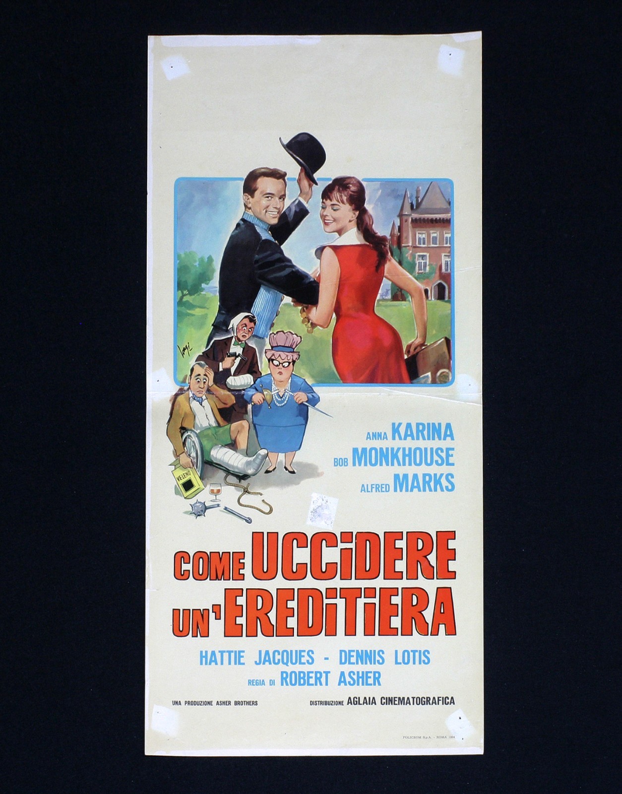 Locandina di COME UCCIDERE UN'EREDITIERA (1961)