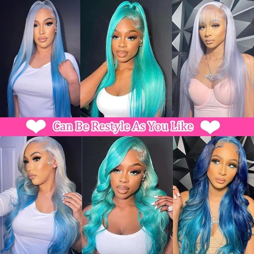 30 Inch 613 Lace Front Wig Human Hair Blonde 13X6 HD Transparent Lace Front W... - Picture 6 of 9