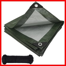 Vielseitige 2x4m Abdeckplane mit Ösen - Durable und leicht zu transportieren