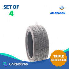 Set Of 4 Used 23545zr17 Continental Controlcontact Sport Srs Plus - 7-7.532 Set Of 4 Used 23545zr17 Continental Controlcontact Sport Srs Plus - 7-7.532