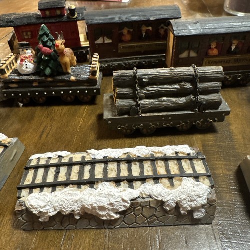 Vintage JC Penney Weihnachtsdeko 1998 Home Towne Express Zug. 18 teiliges Set - Bild 5 von 11