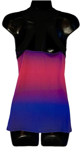 EVCR Cutout Back Activewear Tank Top Gr. L Polyester/Elasthan Batik Mehrfarbig - Bild 4 von 12