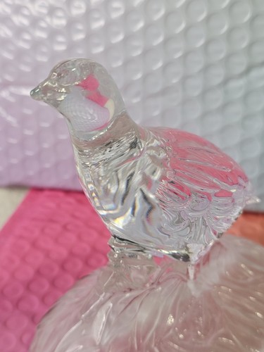 Vintage Cristal D'Arques Bob White Quail Genuine Lead Crystal Figurine  France - Picture 6 of 8