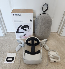 Meta Quest 2 256GB VR Headset with Elite Strap Extra Battery and Carrying Case