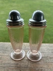 Macbeth Evans American Sweetheart Pink Depression Shakers--Free Ship