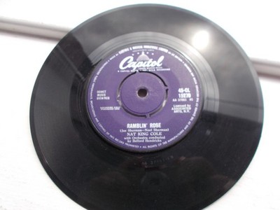 Ramblin' Rose / The Good Times   Nat King Cole    45-CL 15270    1962  7'' Vinyl
