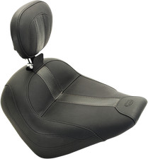 Mustang 79507 Vintage Solo Seats with Driver Backrest 15-23  Indian  Scout