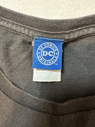 Vintage Y2K DC Comics The Flash T Short Size 2XL BLACK 100% Preshrunk Cotton - Picture 3 of 4