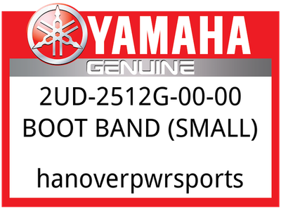 Yamaha OEM Part 2UD-2512G-00-00 BOOT BAND (SMALL) | eBay