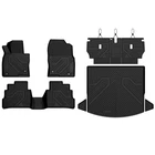 Floor Mats 2 Row + Trunk Cargo Liner + Seatback Mats for Mazda CX-5 2017-2025