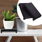  2 Pcs Rectangular Base Flower Stand Shelf Vase Display Plastic Flowerpot
