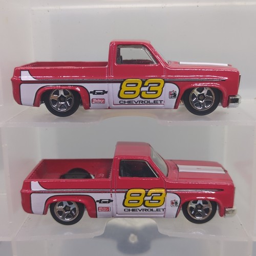 Hot Wheels 83 Chevy Silverado Target Exclusive Red Base Variation Lot Loose Rare - Picture 3 of 7