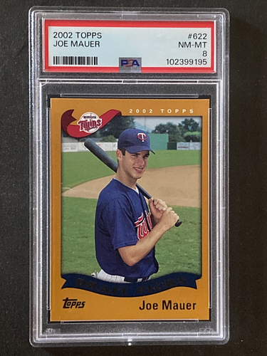 2002 Topps #622 Joe Mauer RC PSA 8 - Picture 1 of 2