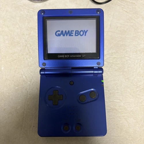 Nintendo GameBoy Advance SP Cobalt Blue AGS-001, Tested & Working! #2