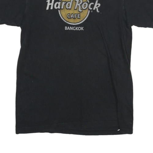HARD ROCK CAFE Herren T-Shirt Schwarz Bangkok Grafik M Kurzarm Rundhals - Bild 5 von 6