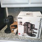 Braun E20 Espresso Cappuccino Maker Machine 2-4 Cup Frother Cord Storage Openbox