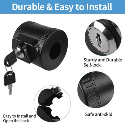 Child Proof Door Knob Cover Lock for Dementia Elderly Safety - Universal ABS ... - Picture 3 of 6